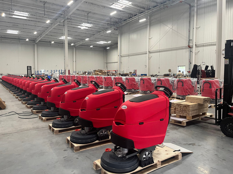 Shipping Update: A-4B and A-7R Series Floor Scrubbers Preparing for Global Delivery
