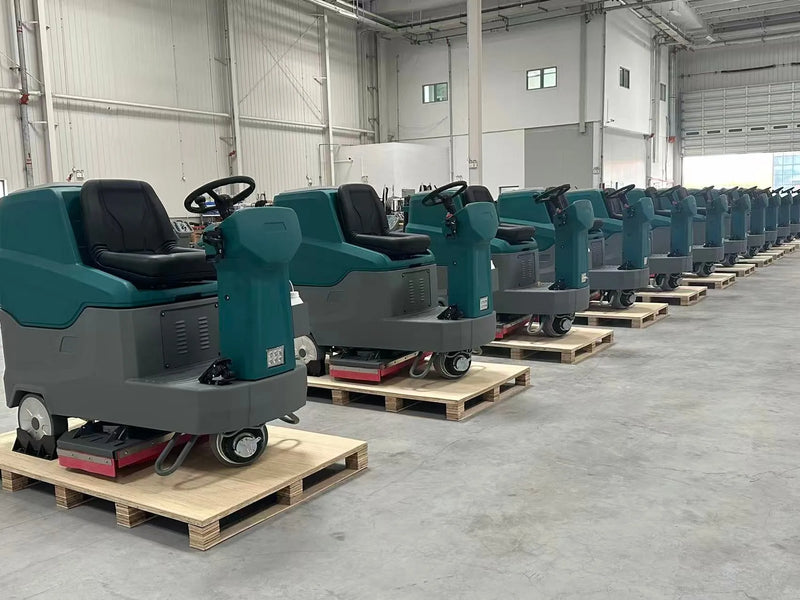 Alton Ride-on Floor Scrubbers Row Shipment