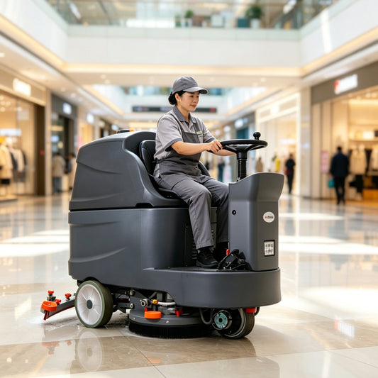 Alton A-11R Industrial Ride-on Floor Scrubber | Commercial Floor Sweeper