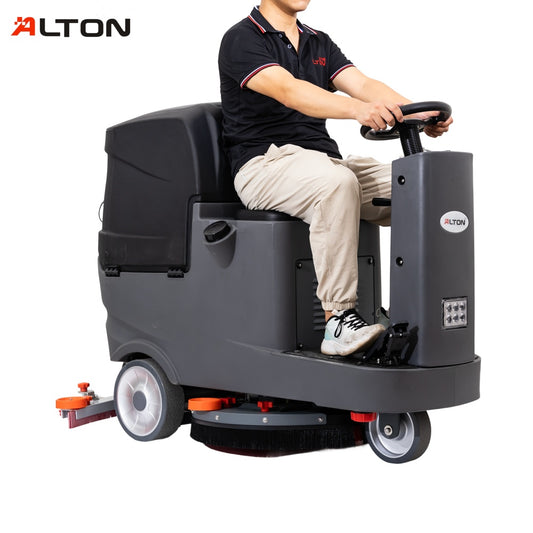 Alton A-7R Ride-on Floor Scrubber  Industrial Professional Cleaning Equipment